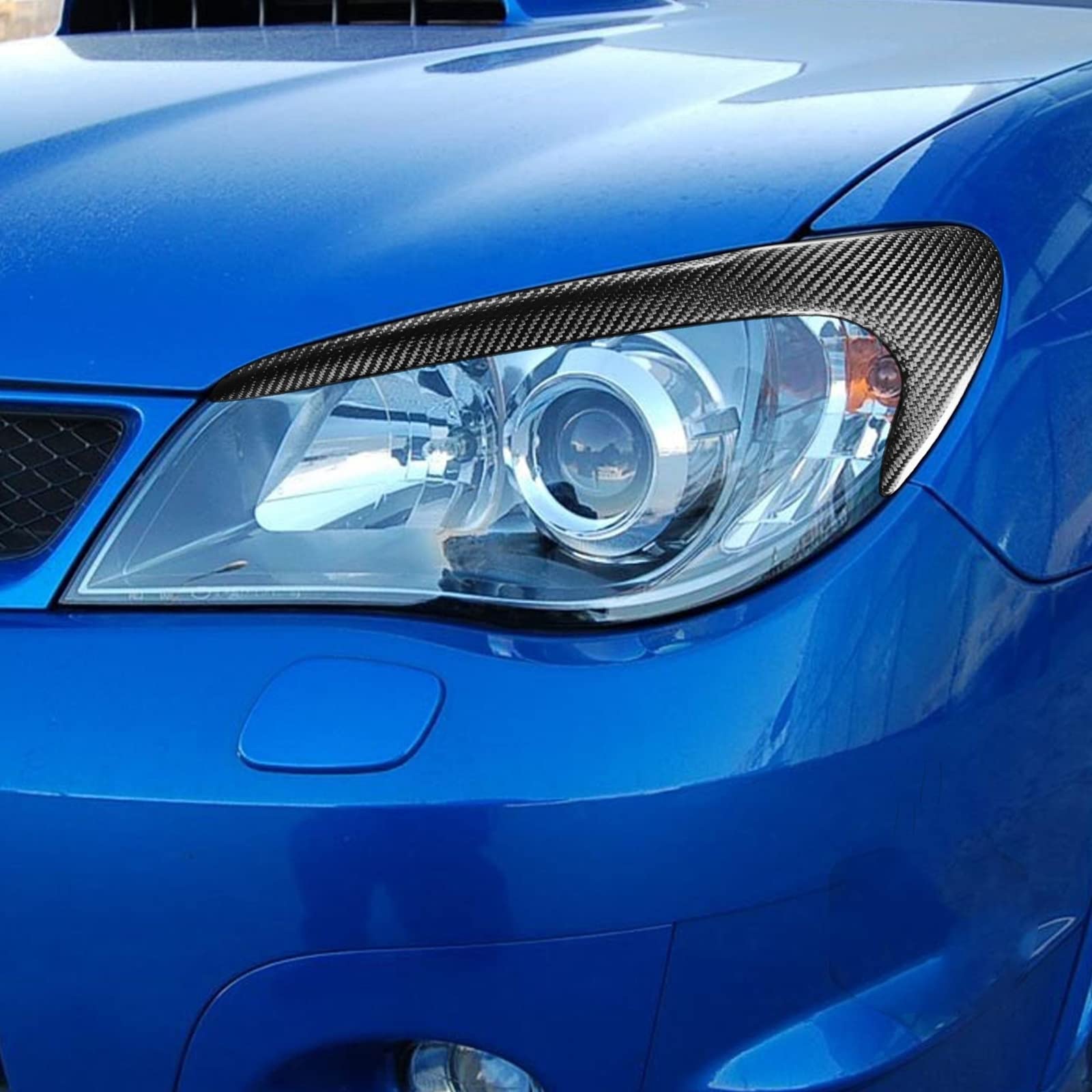 2 sztuki reflektorów, pasek na brwi, pasujący do Subaru, Impreza 2006+, naklejka na przednią lampę reflektora