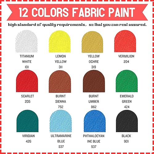 Miniatura 10 de Juego de pintura acrílica con 5 pinceles, 24 colores (2.0 fl oz, 2 onzas) para artistas, niños, principiantes y pintores,