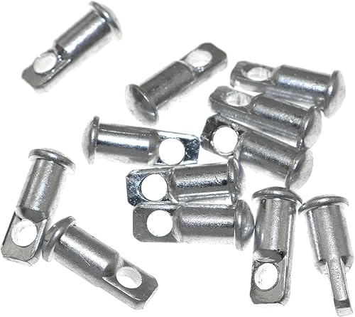 Lind Kitchen 12 piezas de 0.335 in de aluminio para tienda de campaña, puntas de extremo masculino, accesorios de repuesto, tapones de repuesto para