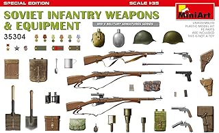 Mini Art 1/35 USSR Infantry Weapons and Equipment Set Special Edition Plastic Model / MIA35304 1:35 Miniart Soviet Infantry Weapons & Equipment [Model Building KIT]