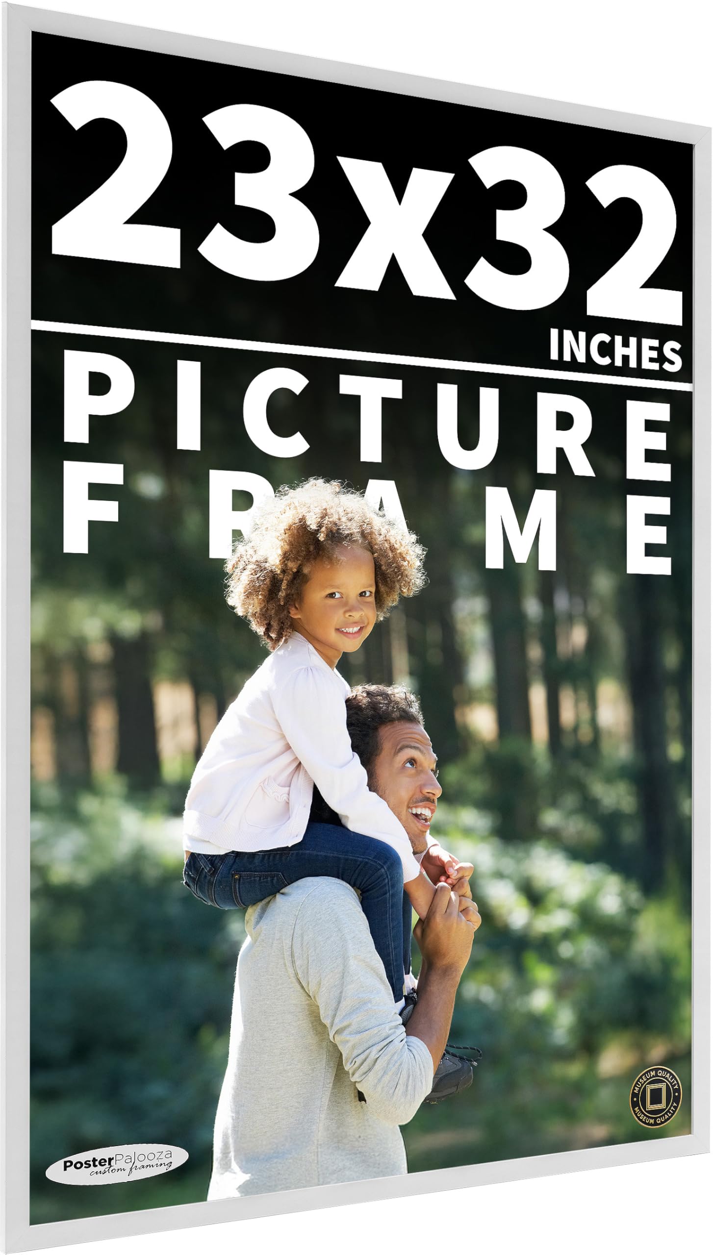 Amazon.com - Poster Palooza 23x32 Frame White Solid Pine Wood
