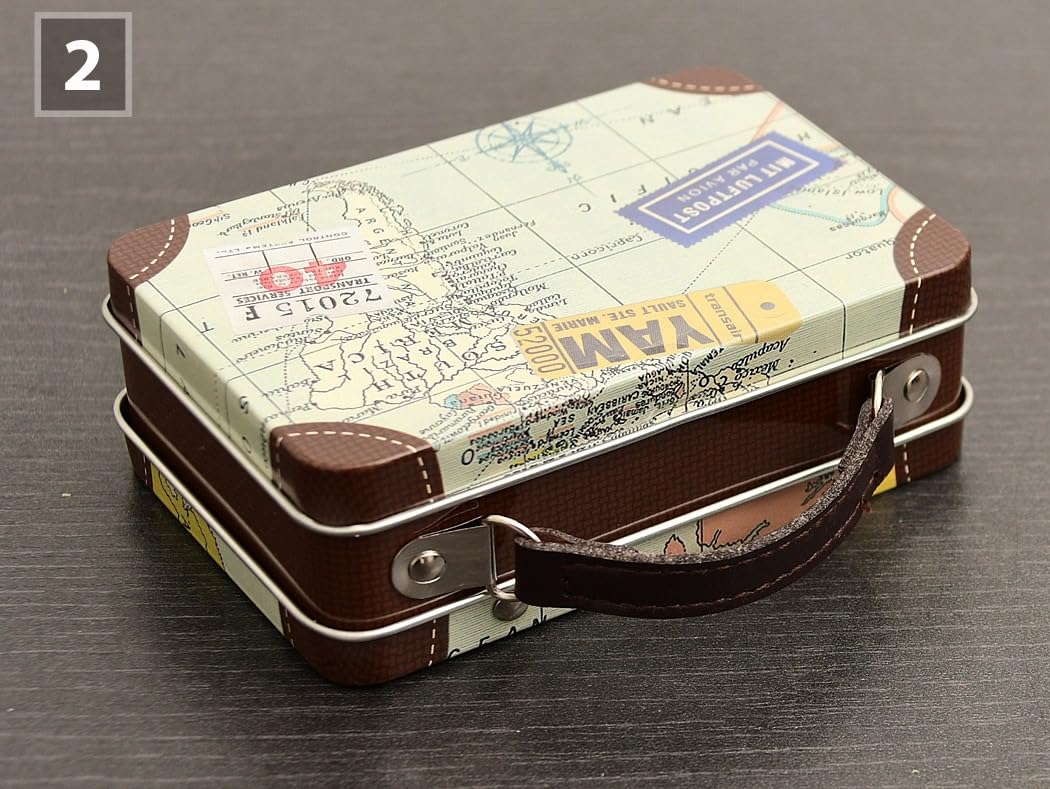 Mini Reisekoffer Geldgeschenk 19cm - Kreative Geschenkverpackung Für Reise & Urlaub
