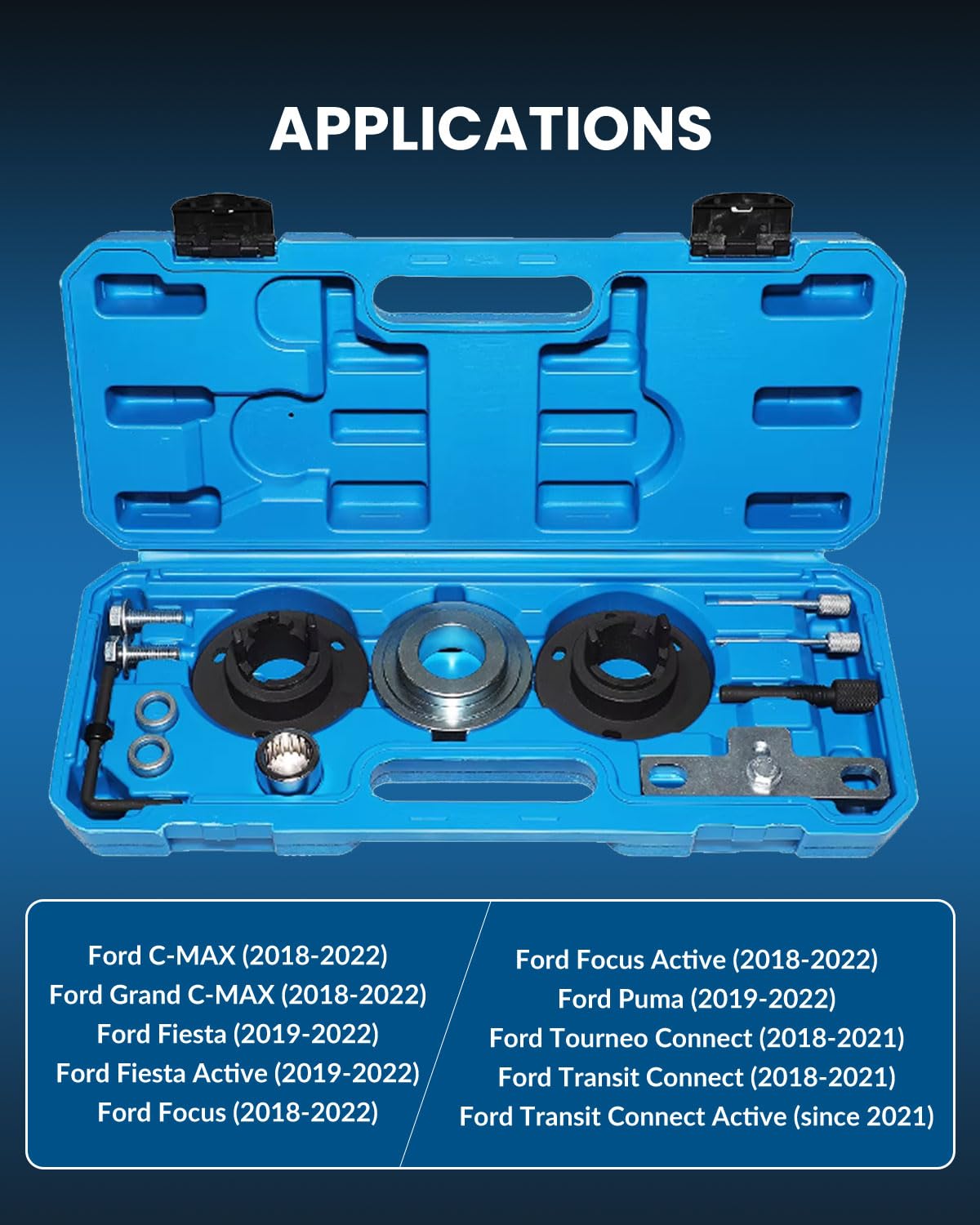 DPTOOL Strumento di bloccaggio dell'albero a Gomiti dell'albero a camme Compatibile con Ford 1.0L Ecoboost Ultima Versione del Motore a Benzina dal 2018 Sostituire 303-1661, 303-1643, 303-018