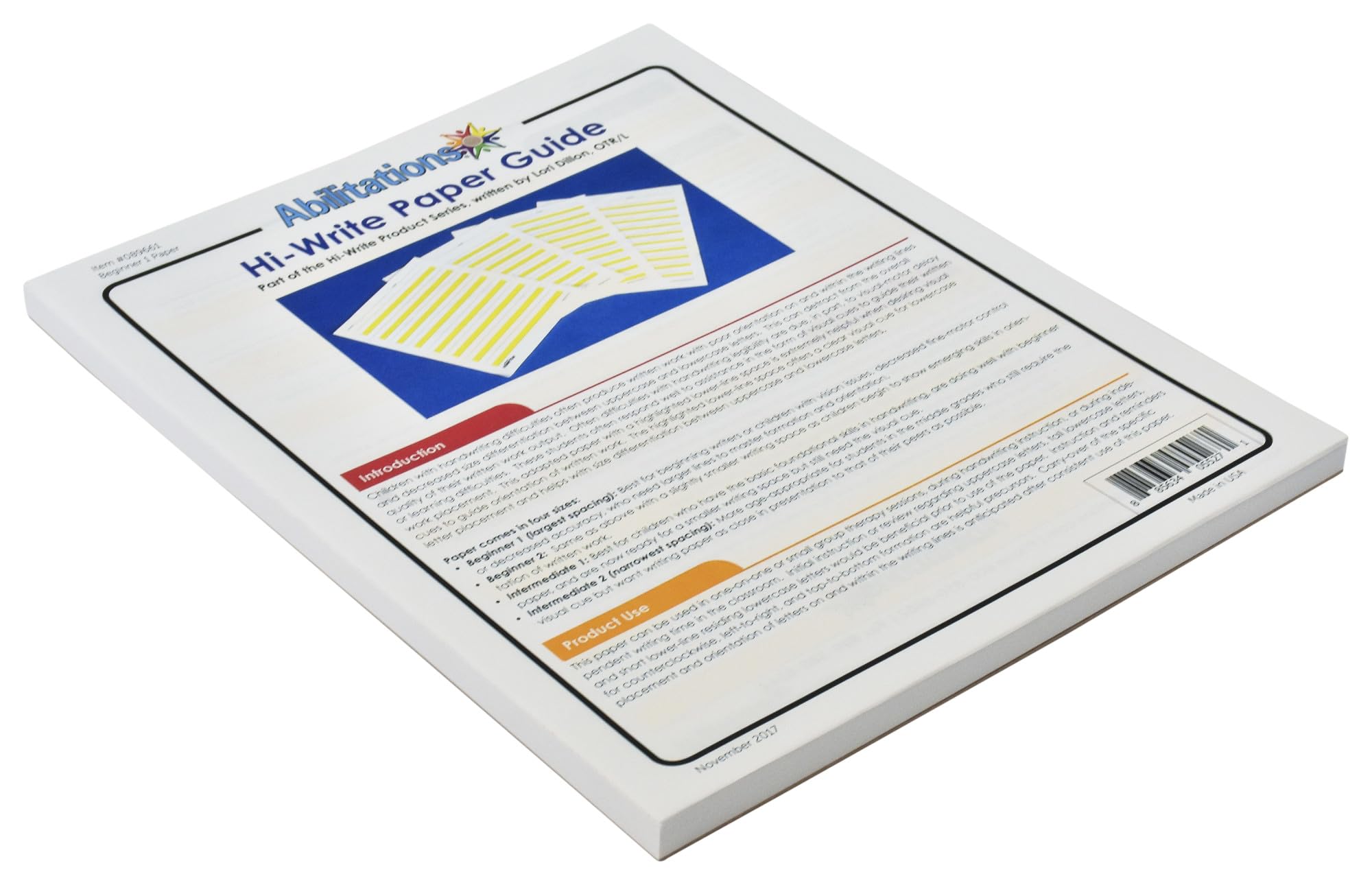 Abilitations Integrations Lot de 100 feuilles de papier pour débutant