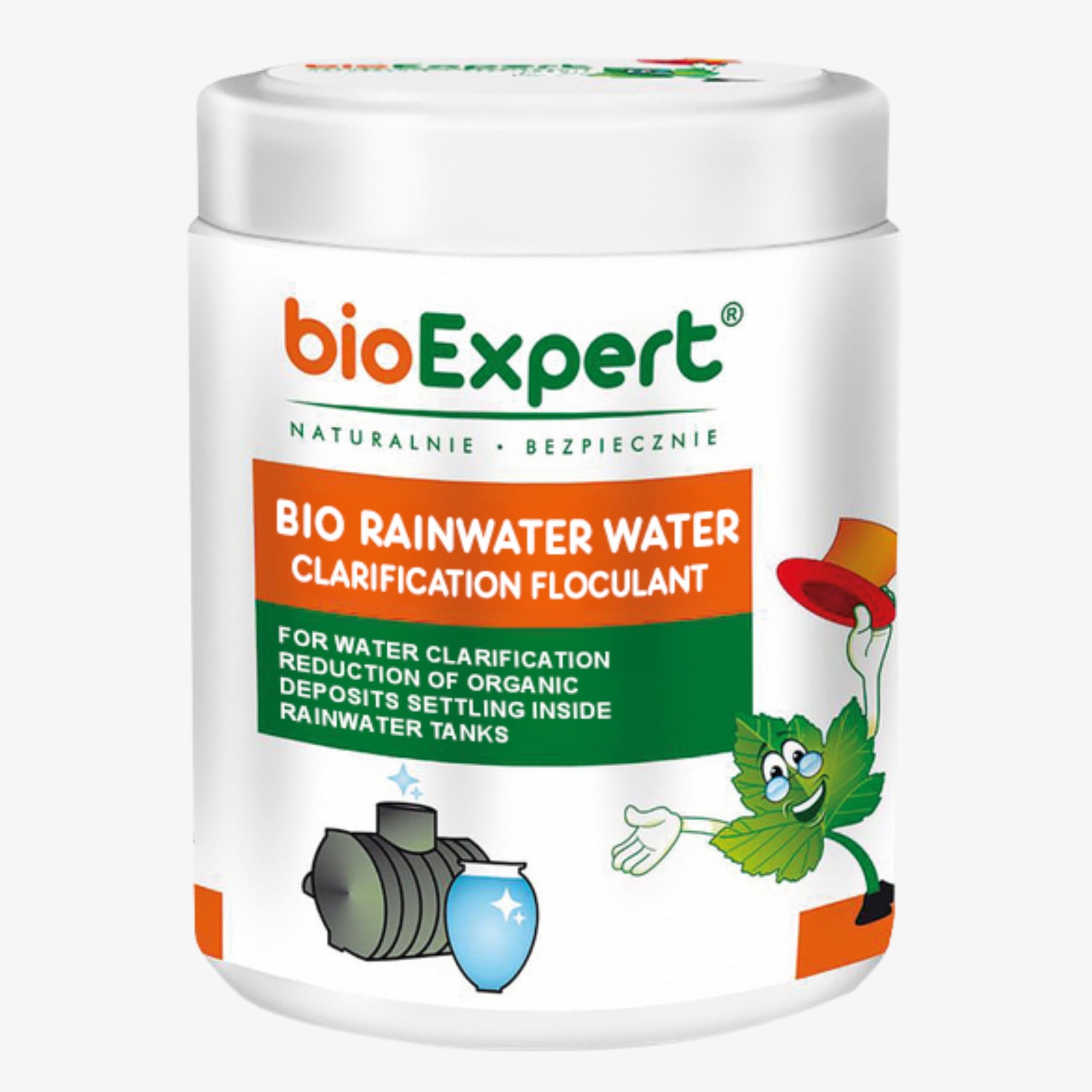 Novecrafto Water Treatment (450 G) Water Butt Cleaner Powder 450G - Bio Rainwater Water Feature Treatment For Rain Collectors, Prevents Algae, Green Water & Unpleasant Odours, Safe For Plants & Pets, Non-Toxic