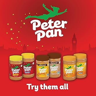Peter Pan Creamy Peanut Butter, Made with Roasted Peanuts, Great for Peanut Butter and Jelly Sandwiches and Peanut Butter Snacks, Gluten Free Peanut Butter, 16.3 OZ Jar (Pack of 12)