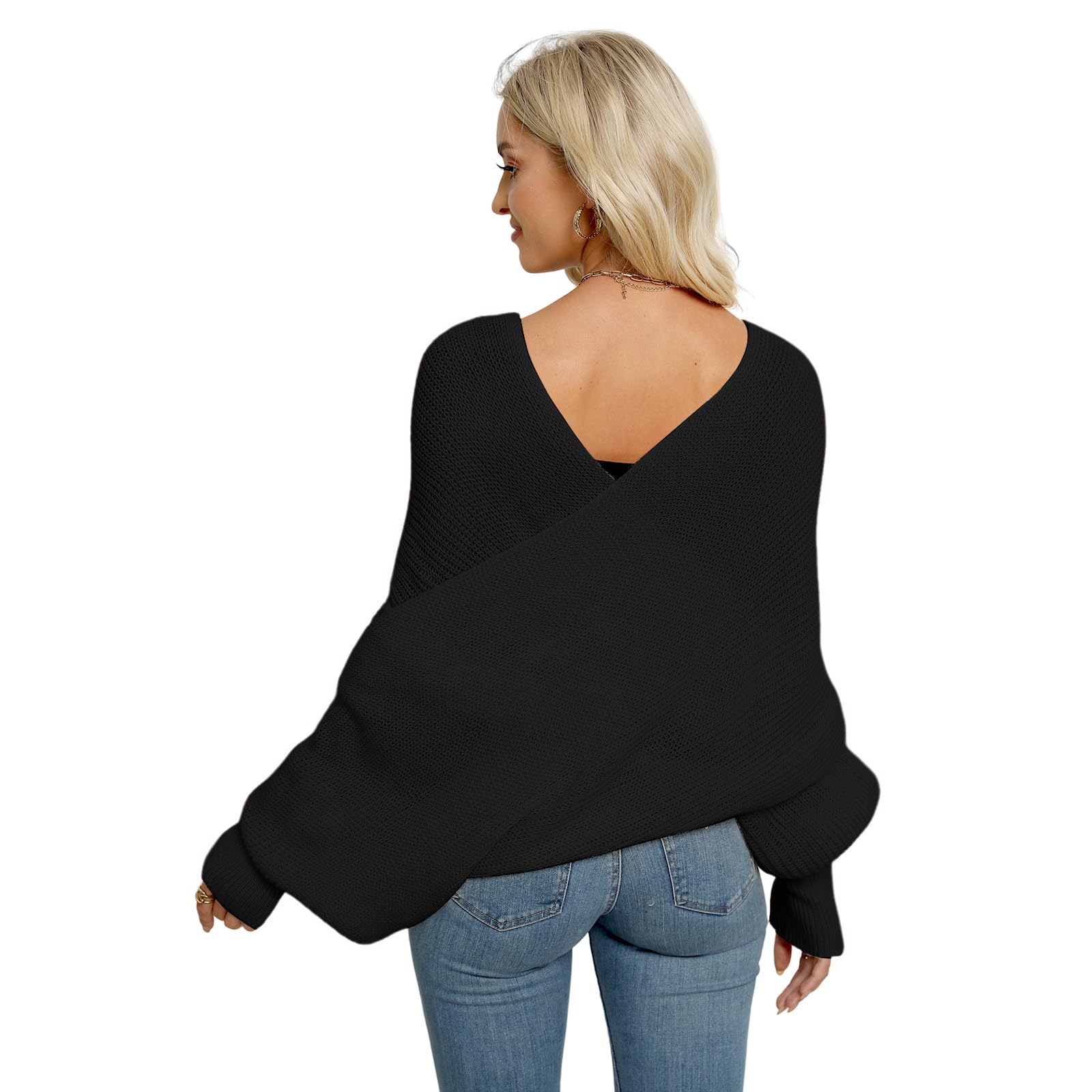 Asudaro Femmes Hommes Hiver Chaud Tricoté Cape Foulards Cape de Châle Pashmina Écharpes wrap Couleur Unie la laine Pull à Manches Longues