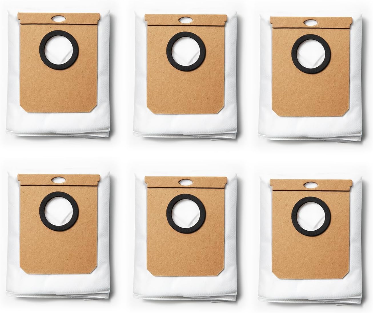 eufy Official Replacement Dust Bags for eufy L60/L50 Series with Self-Empty Station(Pack of 6)