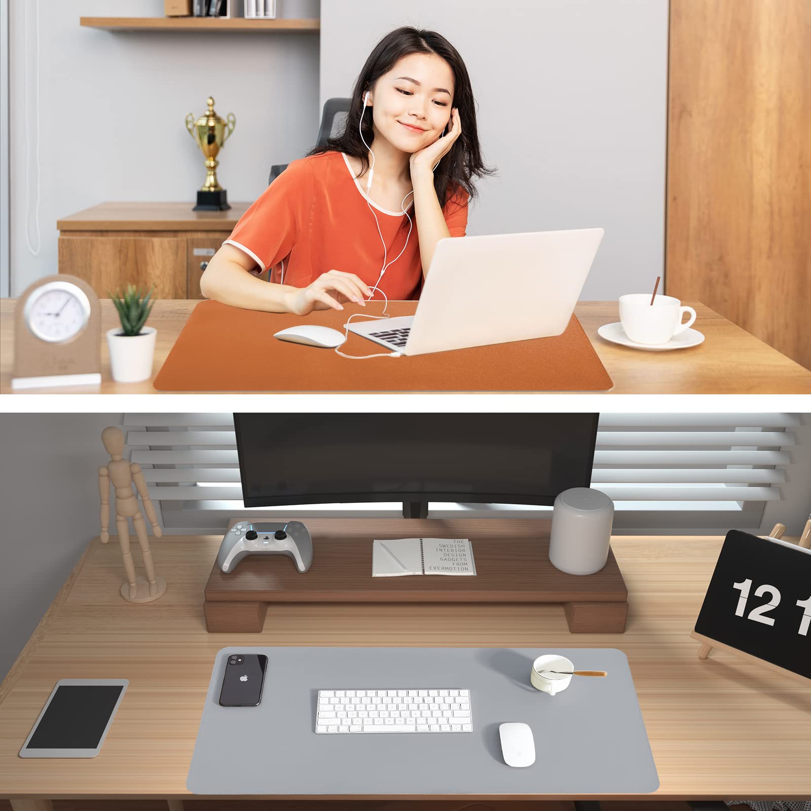 Amazon.co.jp: [Amazonブランド] Eono(イオーノ) - デスクマット 80  