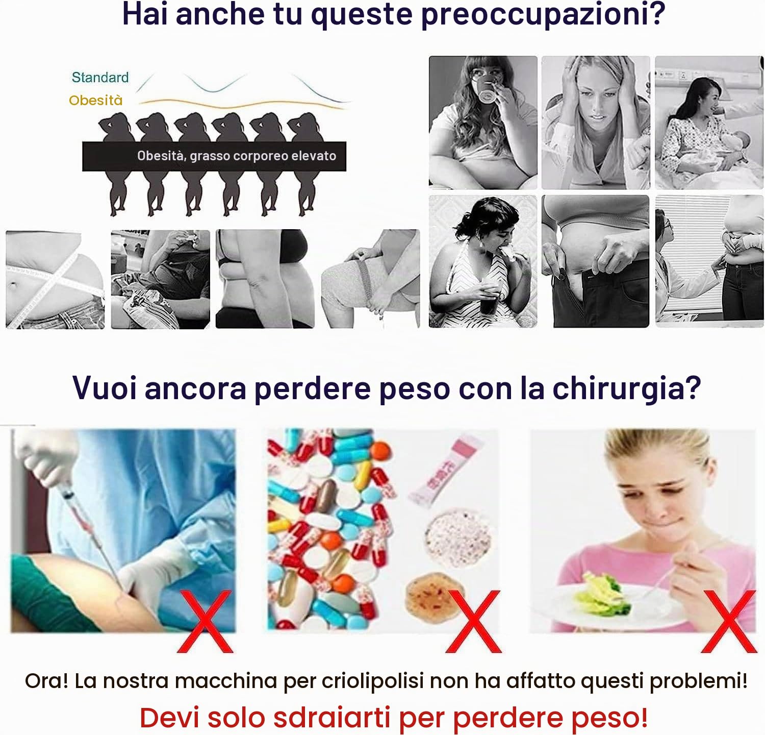 Macchina Scolpire Corpo Freddo Congelamento Grasso, Macchina di Congelamento Grassa di Cryolipolysis, lipolisi dei Grassi Strumento Dimagrante Grasso congelato Burst con 3 Maniglie