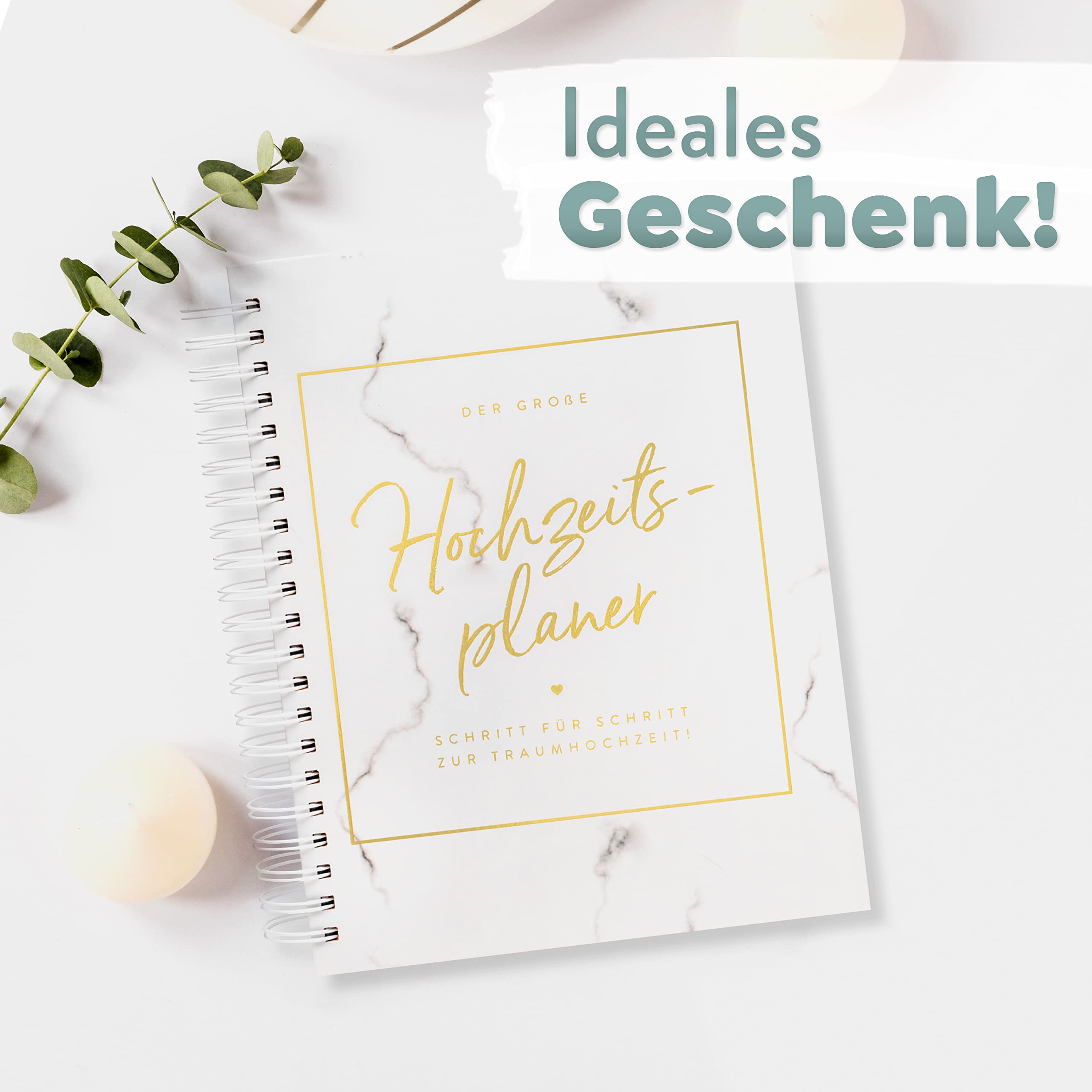 De grote bruiloftsplanner - 200 pagina's - Duits - bruiloft