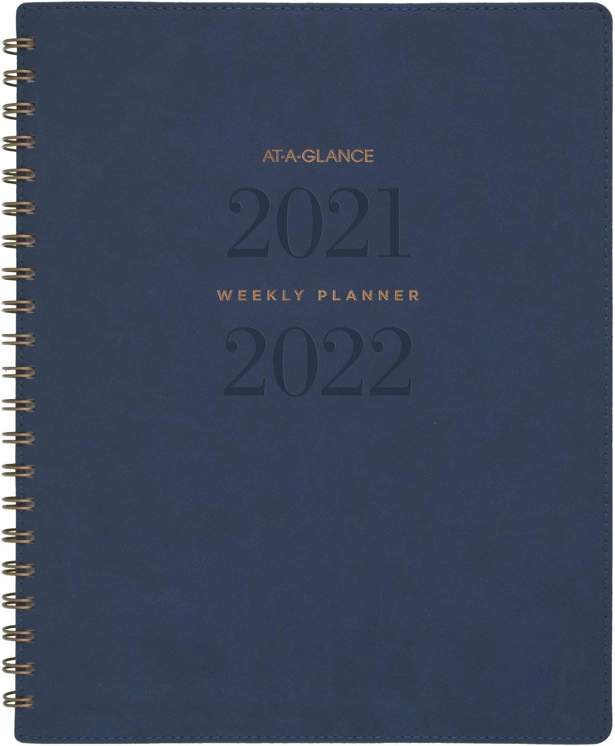 Academic Planner 2021-2022, AT-A-GLANCE Weekly & Monthly Planner, 8-1/2" x 11", Large, for School, Teacher, Student, Signature Collection, Brown (YP905A09)