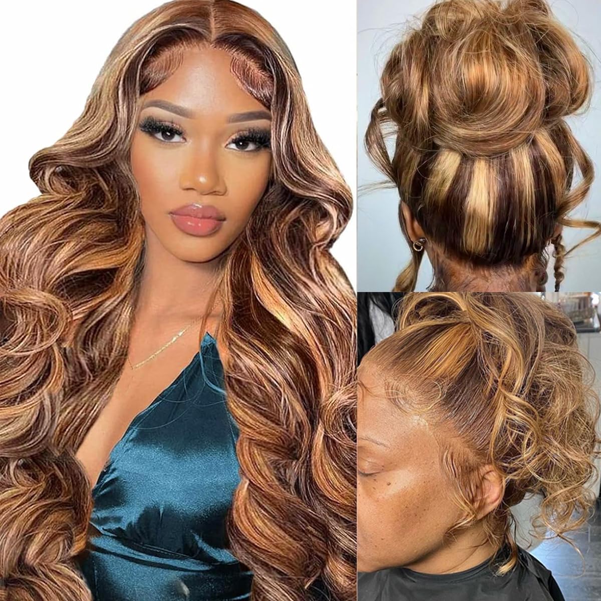 Amazon.com : Atilck 360 Lace Front Wigs Human Hair Full Lace  display picture 2