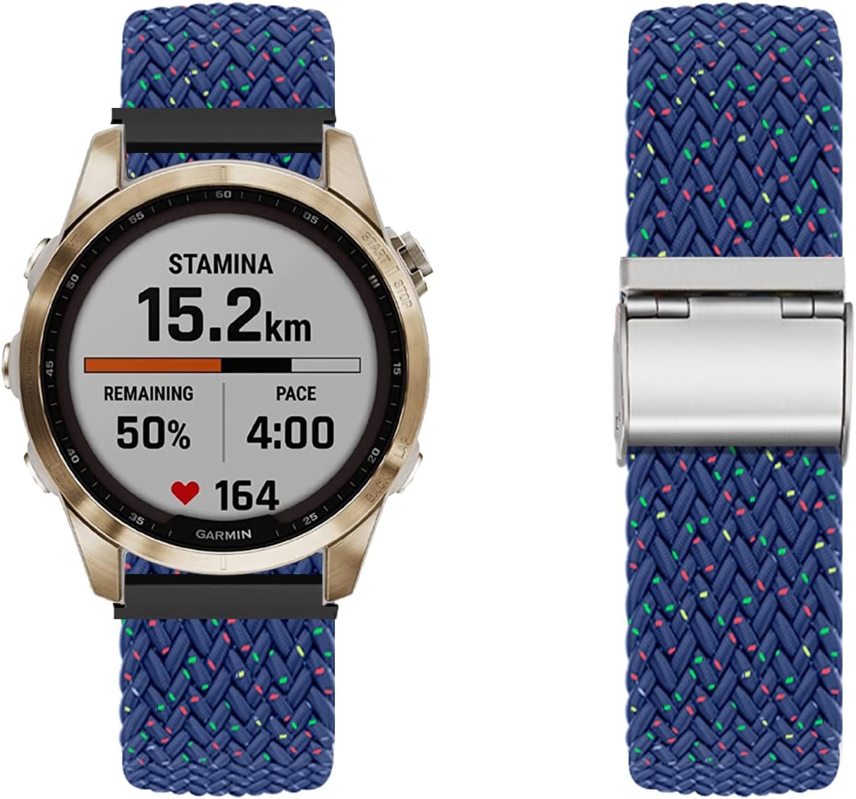 Garmin Mujer Correa Elástica Para 7S/6S/5S Nylon Transpirable