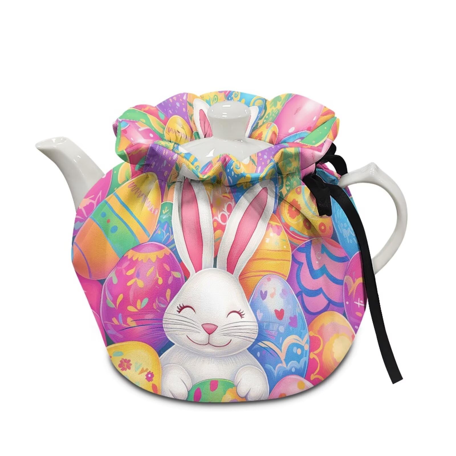 Mintulipy Tea Cosy Teapot Protective Cover Easter Egg Cute - tea cozies | Mubboo