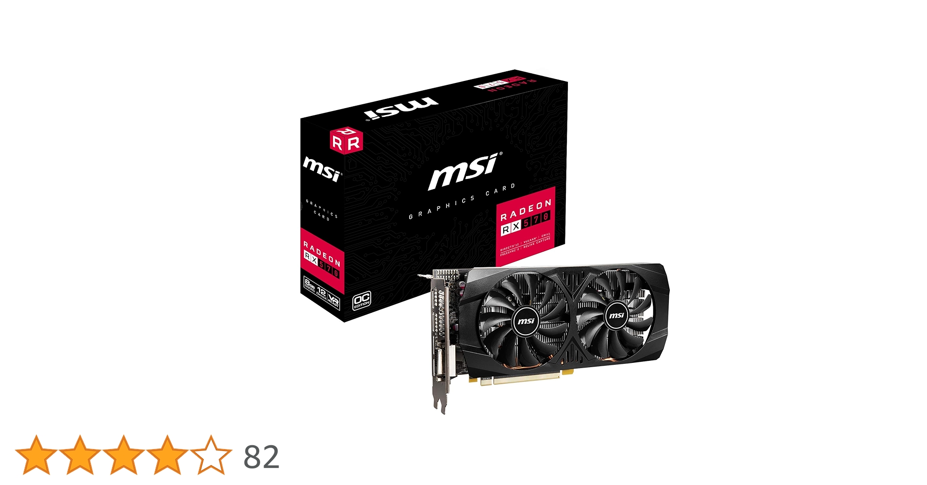 Amazon.co.jp: MSI Radeon RX 570 8GT OCV1 グラフィックス
