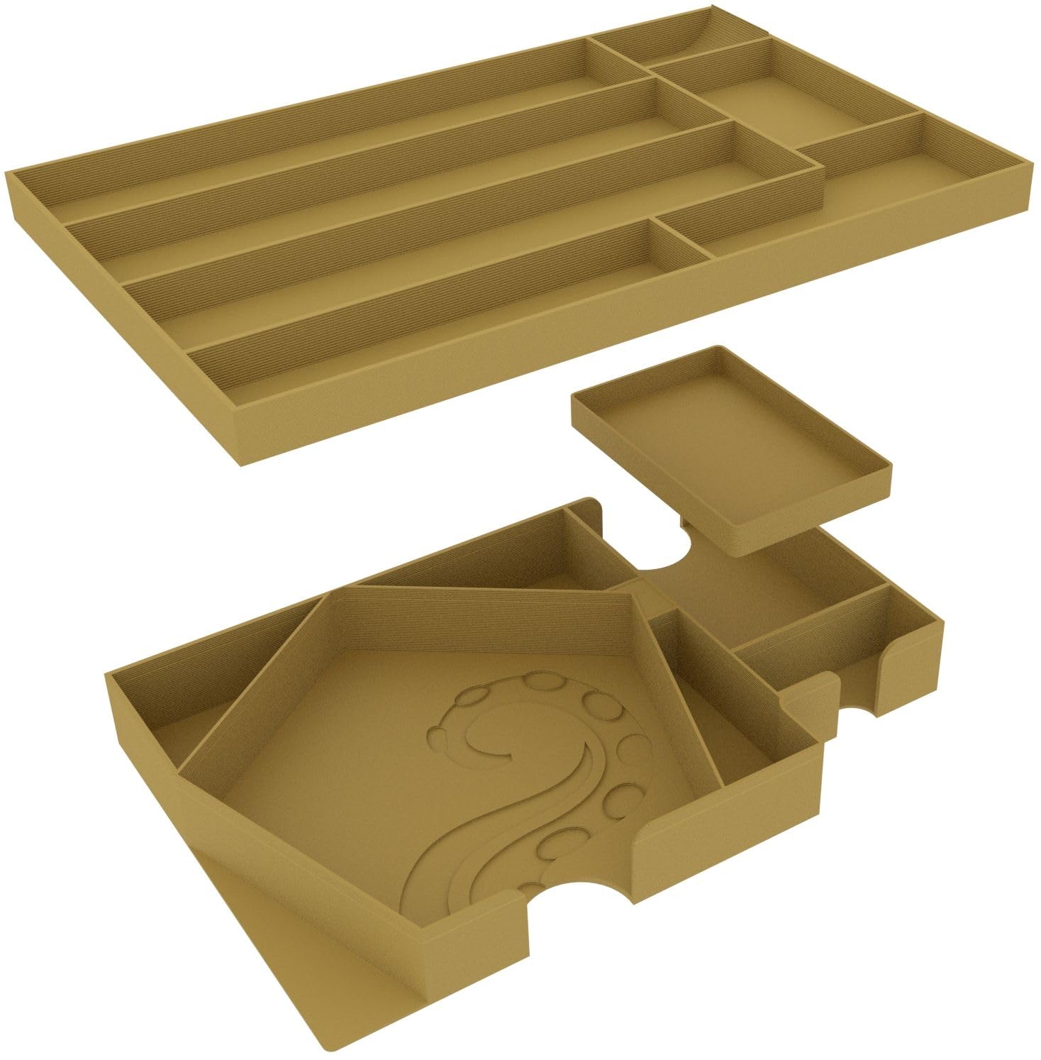 Feldherr Organizer compatible with Tiny Epic Cthulhu - Insert for core game box - suitable for Standard and Deluxe Edition + Astral Artifacts - Fast game setup - Better overview — image 1
