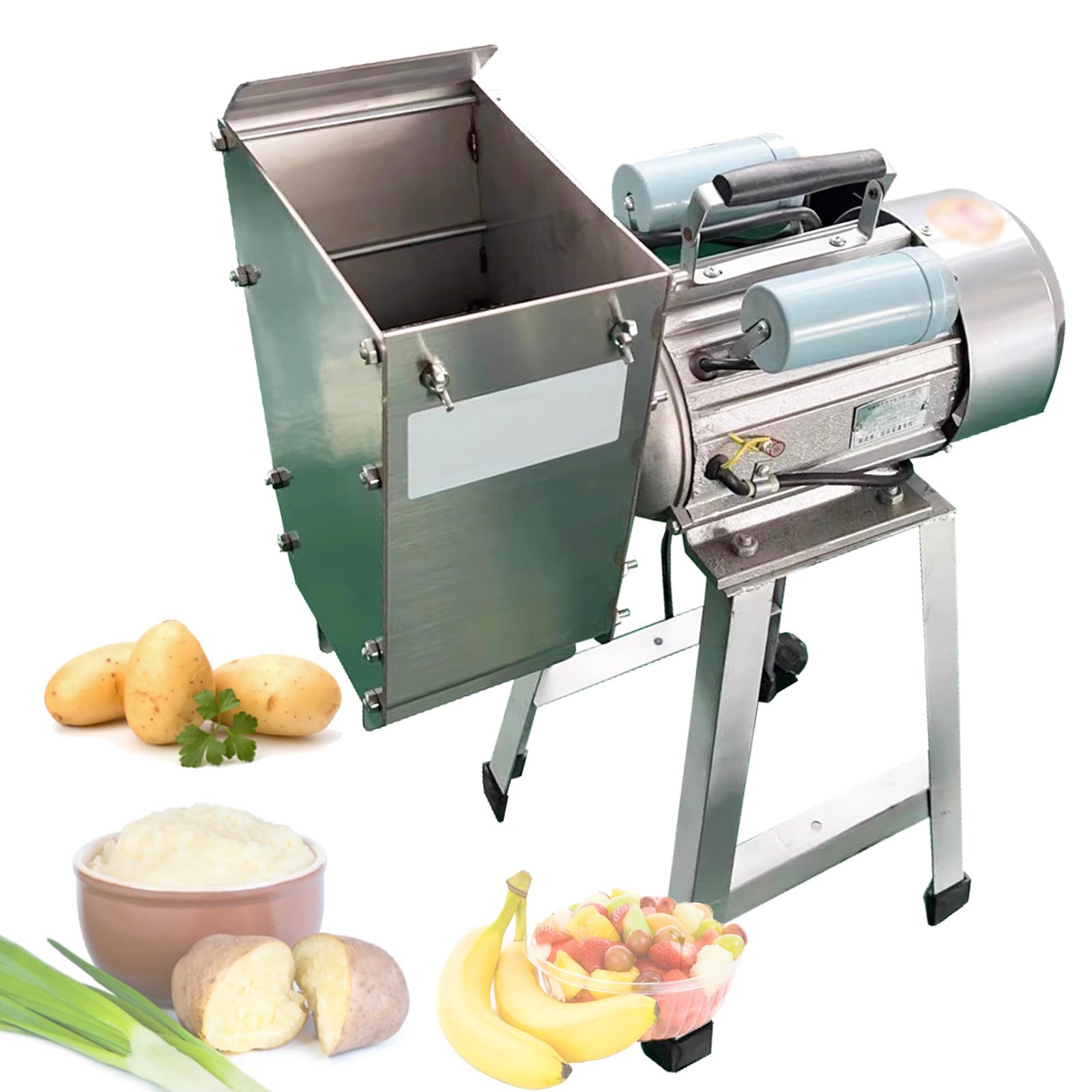 Robuste Lebensmittelpresse aus Edelstahl für Kartoffelbrei, Püree und Babynahrung
