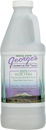 GEインターナショナル ジョージズアロエ アロエベラジュース100% 約946ml