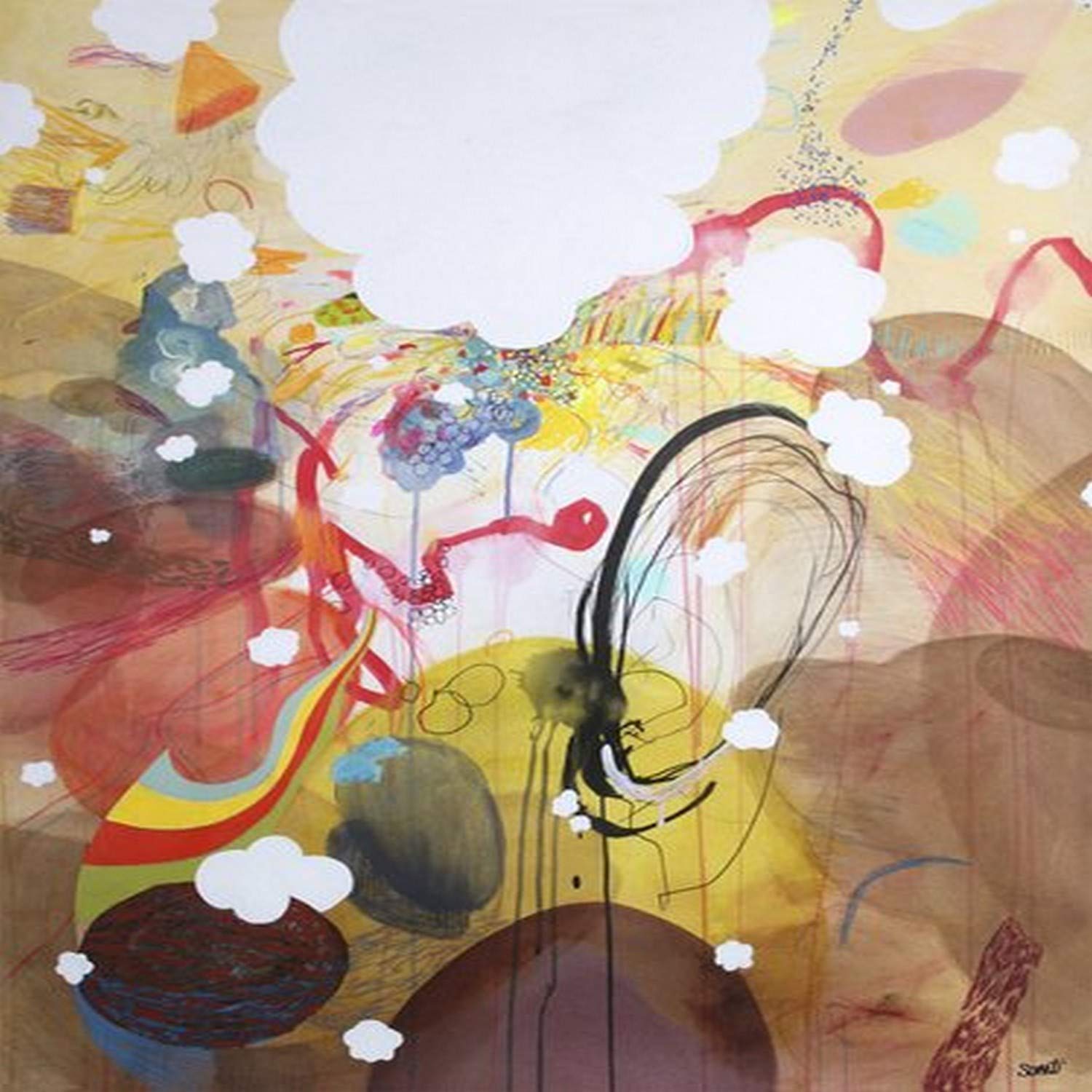 GreenBox Art + Culture Pop Up Stretched Canvas Art by Somti, 30 by 40-Inch