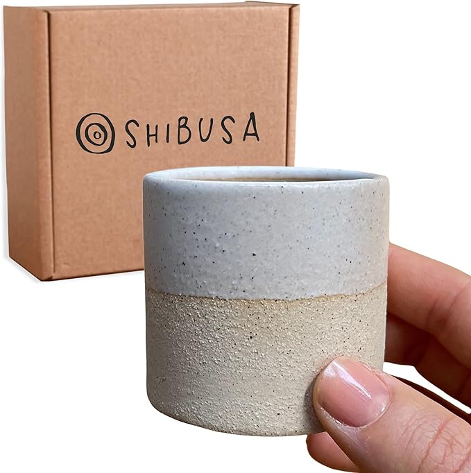 SHIBUSA Match Holder with Striker Cute Ceramic Match Jar