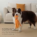 CPYOSN Jouets pour chiens Squeaky Octopus - Pas de jouets de chien en peluche farcie pour les dents de chiots, des jouets interactifs durables pour les chiens pour petits, moyens et grands entraînement et réduire l'ennui, paquet de 2