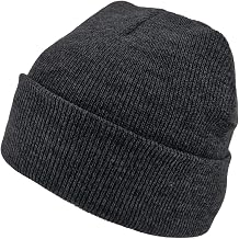 Beanie Hat Plain Soft Comfortable Casual for Men Women Warm Knitted Winter Woolly Skully Ski Headwear Stretchy Thermal Unisex Cap Perfect for Daily Wear Outdoor Sports and Hiking