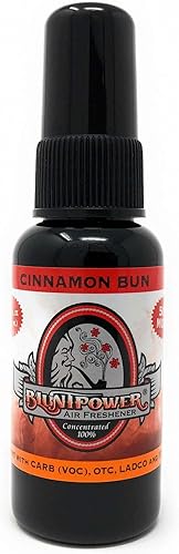 BluntPower (bollo de canela, 1 unidad) Ambientador concentrado  Ambientador a base de aceite premium en aerosol para el hogar y el coche  Spray de
