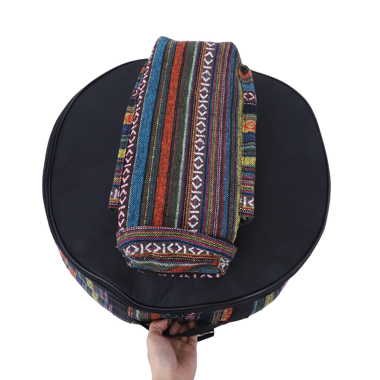 Hemobllo Instrumententasche und Snare Drum Halter mit Großem Fassungsvermögen aus Oxford Gewebe Leichter Trommelrucksack für Musiker Unterwegs