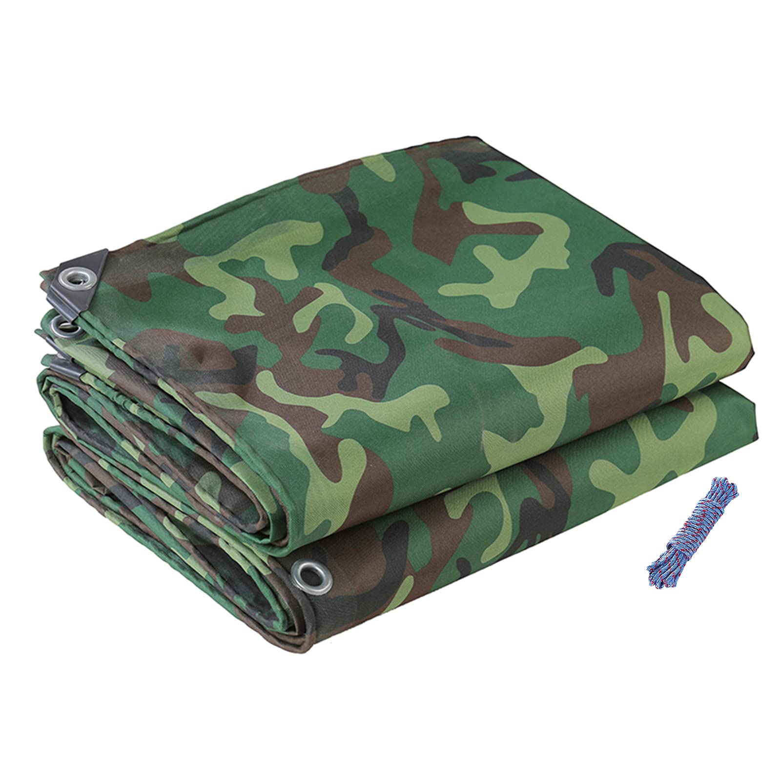 Lona de camuflaje antienvejecimiento 6x7m para acampada