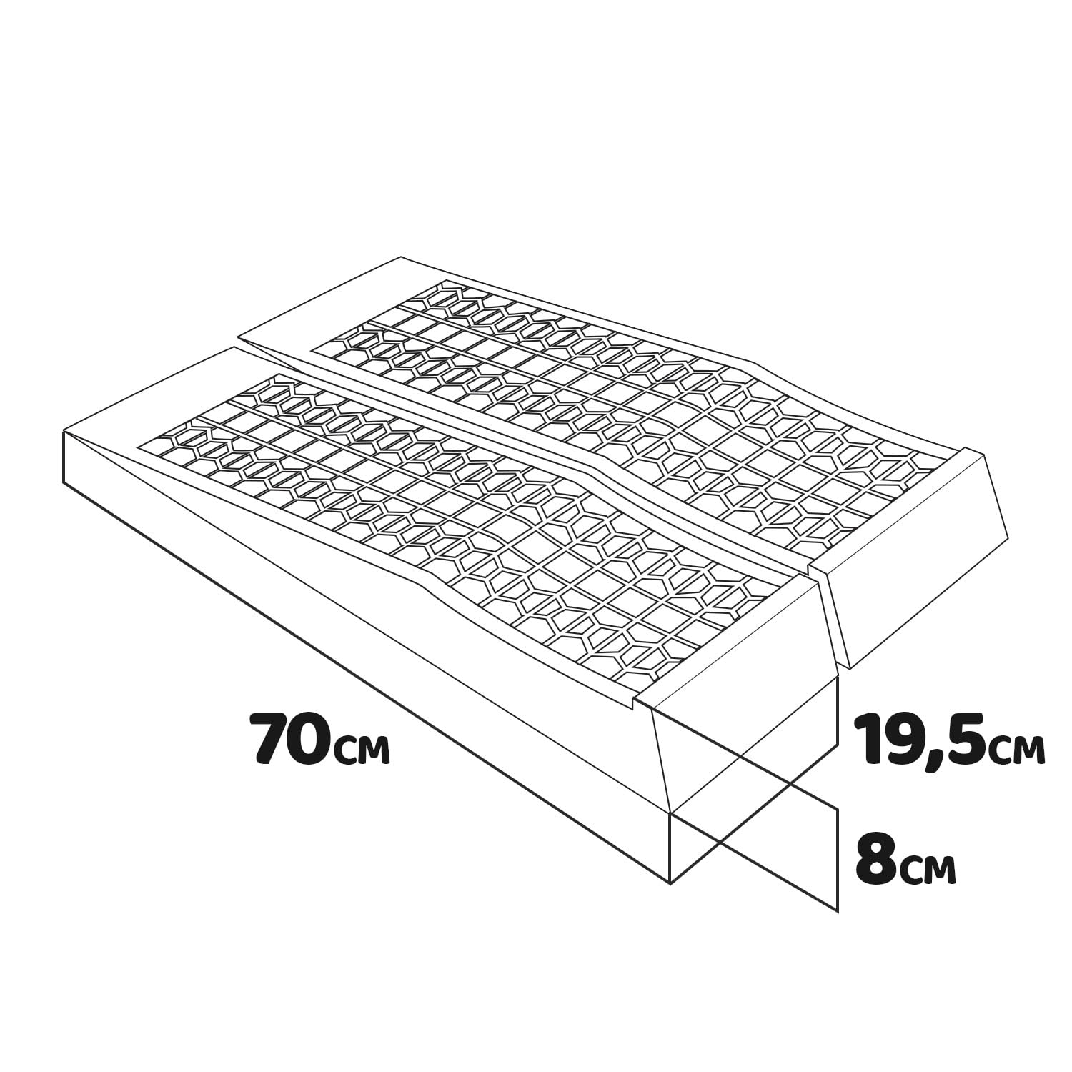 BOUDECH - Pad 3000 - Coppia di rampe per manutenzione autoveicolo 3 t
