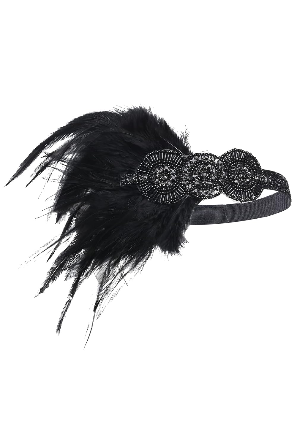 Vintage 1920s Flapper Headpiece with Feather Great Jamaica Ubuy