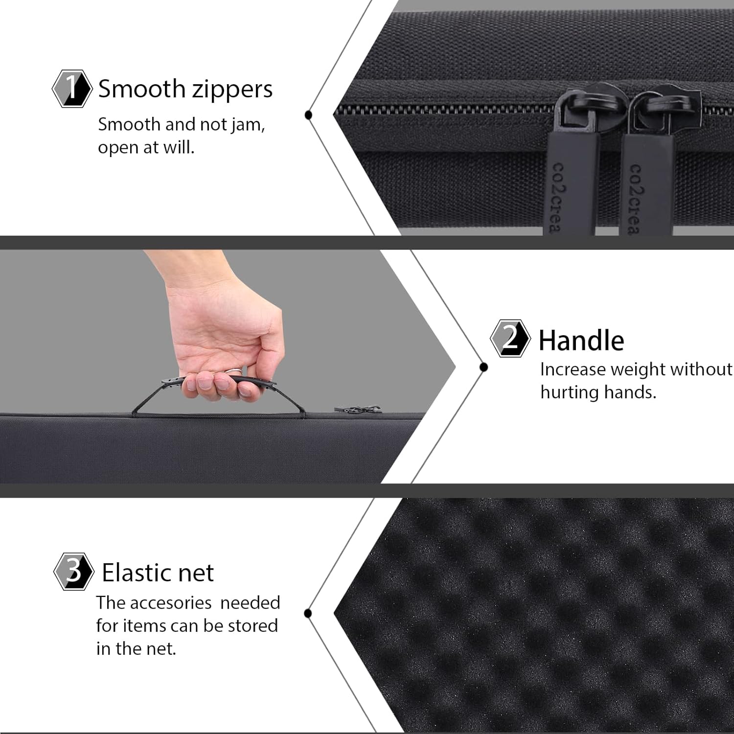 co2CREA Hard Case Replacement for Logitech MK470 Slim Wireless Keyboard and Mouse Combo - Image 4