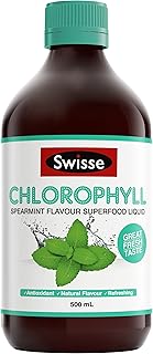 Swisse Chlorophyll Spearmint Flavoured - Superfood & Source Of Antioxidants - 500ml