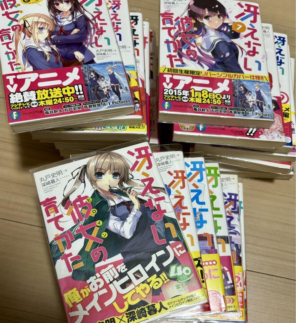 Amazon.co.jp: 小説 冴えない彼女の育てかた 全巻初版帯 : おもちゃ 