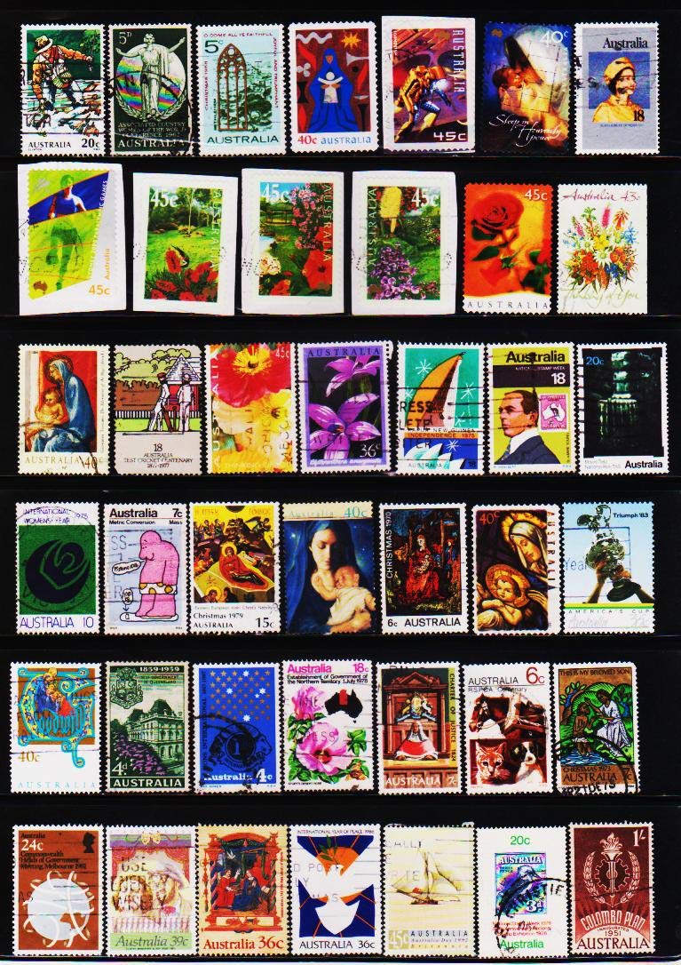 IHC Australia 100 Different All Large and Small Stamps Amazon.in