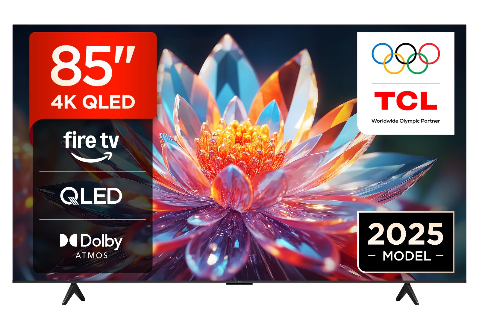 Tcl T6c -Uk 85 Inch Qled 4K Hdr 10+ Dolby Vision & Atmos Smart Fir