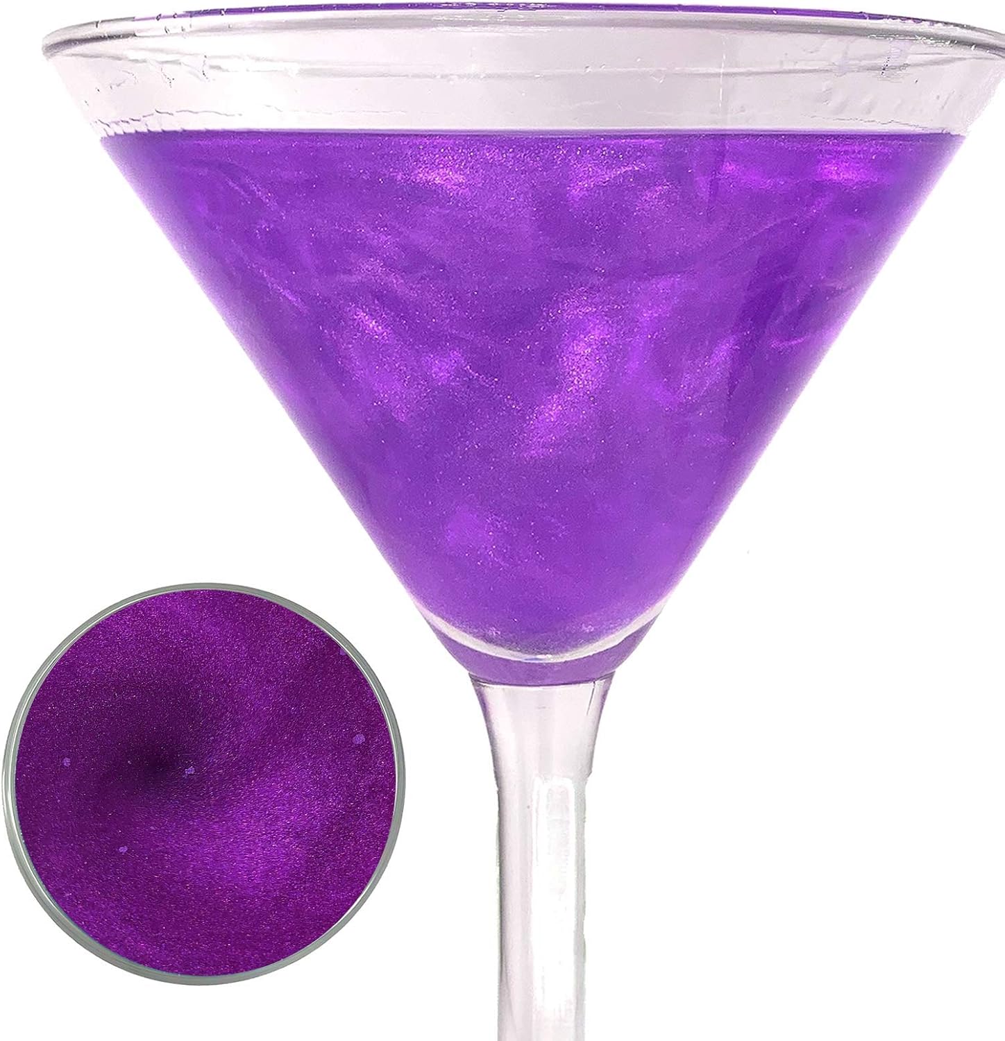 Snowy River Purple Cocktail Glitter All Natural Edible