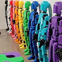 Vista 5 de 7 figuras de acción T13 – (montaje completado) Titan 13 figuras de acción T13 figura de acción 3D impresa en 3D móvil, Lucky Dummy 13 decoraciones