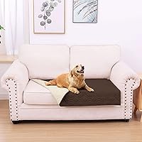 Vista 136 de hyha - Manta impermeable para cama de perro, mantas suaves para mascotas, funda impermeable para sofá para perros, fundas reversibles lavables