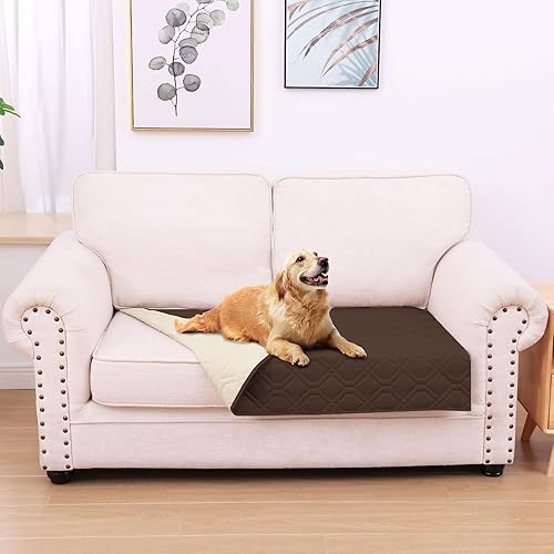 Miniatura 136 de hyha Manta impermeable para perro, manta reversible para mascotas, funda de sofá suave lavable para perros, funda impermeable para sofá para