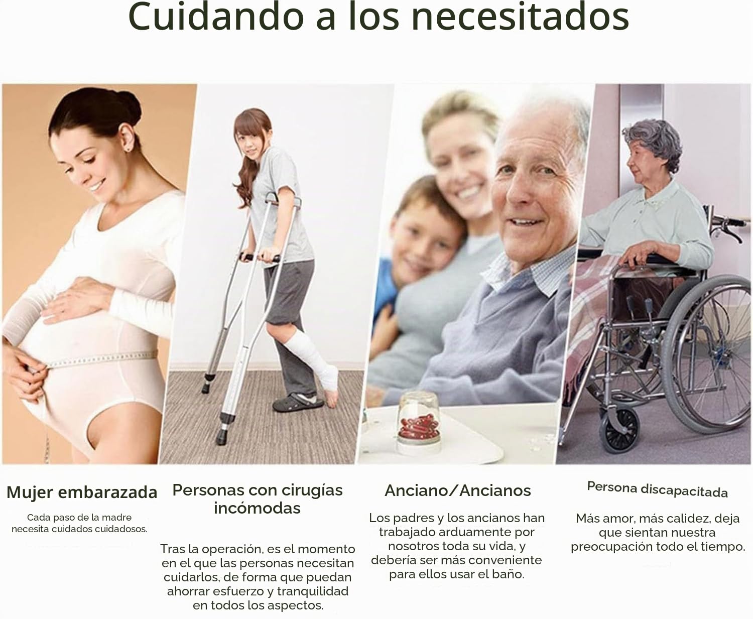 Barras de Agarre Para Baño, Barra de Agarre de Seguridad de Acero Inoxidable, Manija de Barra de Agarre de Soporte de Baño Montada en La Pared, Barra de Agarre de Seguridad Para Inodoro de Ducha(120cm