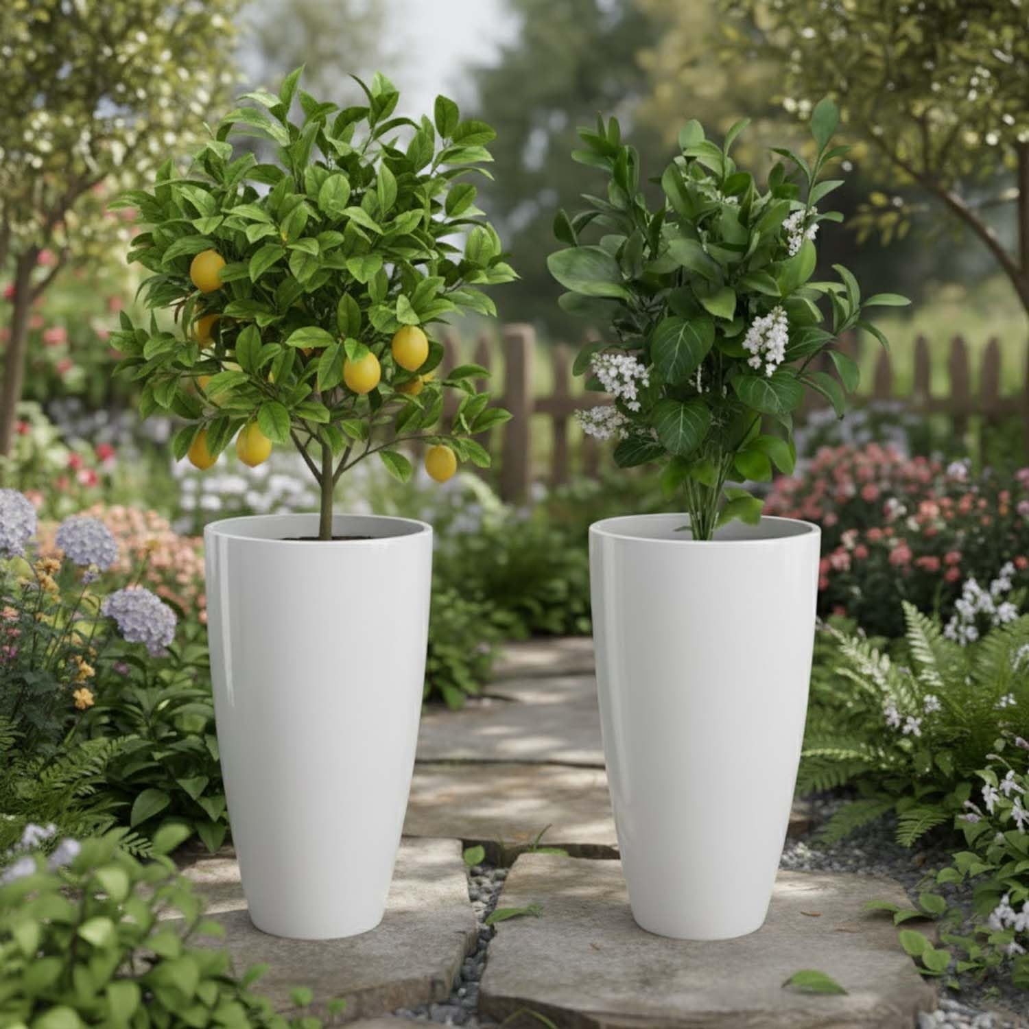 Go Hooked Tower Pots - 4 Pack, Indoor Outdoor Planters -23 Go Hooked Tower Pots - 4 Pack, Indoor Outdoor Planters -23