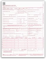 Vista 2 de Formularios de reclamo CMS 1500. HCFA (Versión 02/12). 250 por resma 100