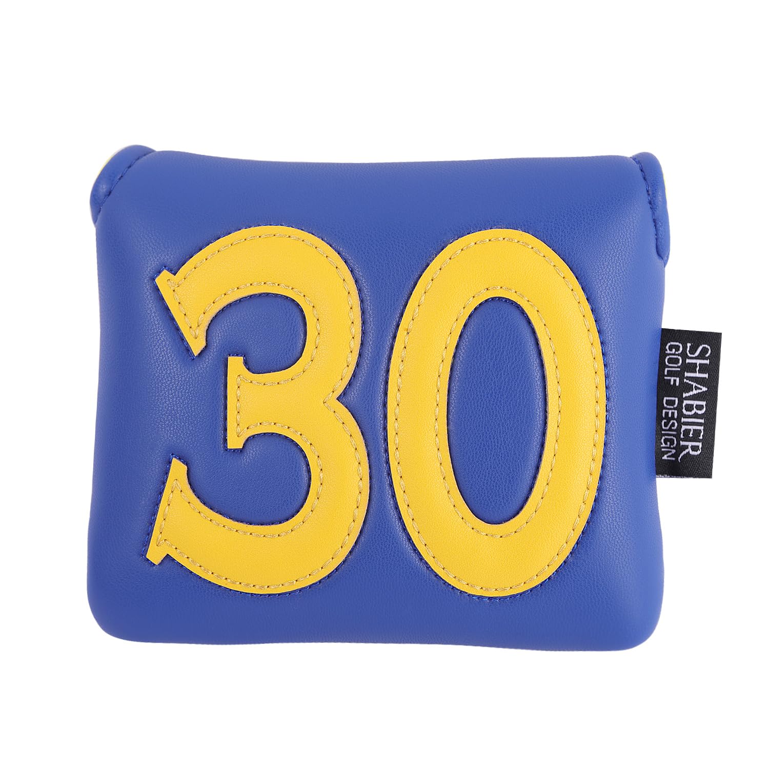 SHABIER Golf Large Mallet Headcover with Number Design for Golf Putter (Blue with NO.30)