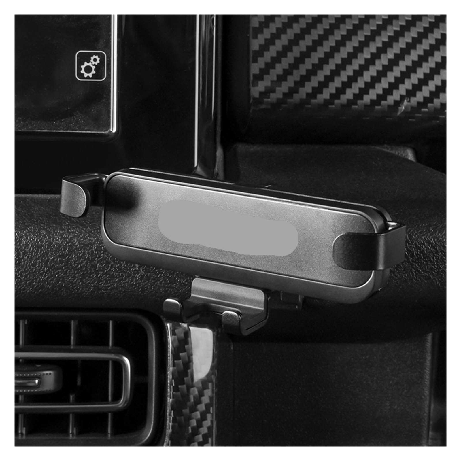 Shuogoufeng store Szybka bezprzewodowa ładowarka samochodowa magnetyczny uchwyt na telefon automatyczny czujnik grawitacyjny stojak na telefon kompatybilny z Jimny JB64 JB74 2022 (ładowanie