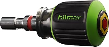 Hilmor 1937818 Magnetic Nut Driver 1/4 and 5/16 - Quick-Change HVAC Tool