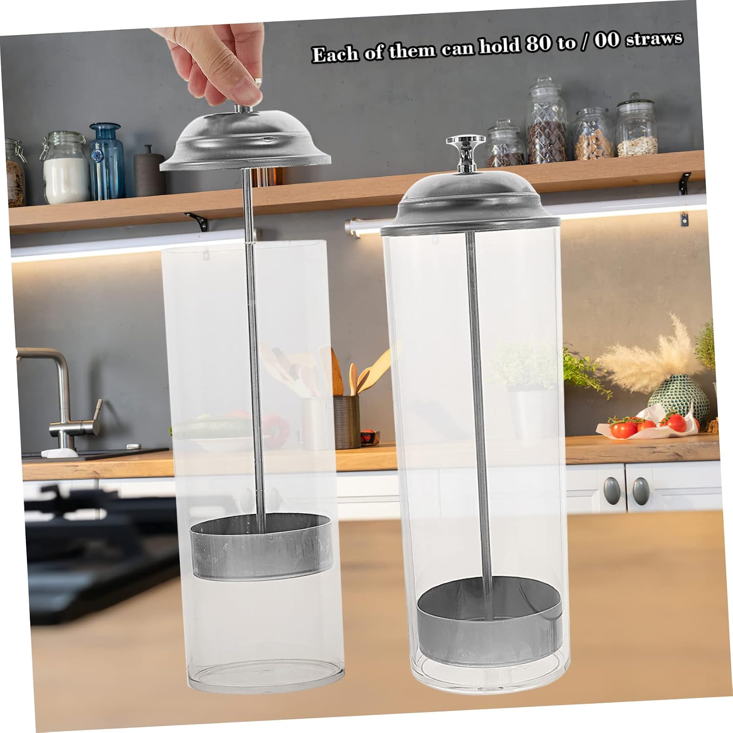 Straw Storage Bucket for Home Organizing Straws and Chopsticks