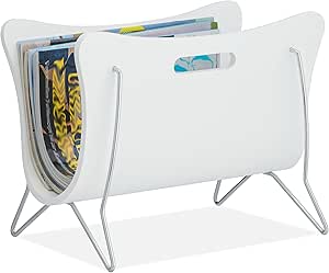 PORTARIVISTE GIORNALI A Muro Doppio In Ferro Battuto 2 Scomparti Per - Foto 2