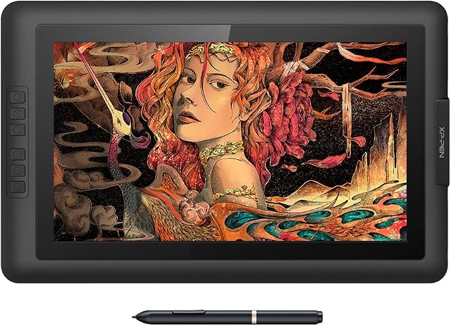 XP-Pen Artist15.6 15.6 inch Diagonal IPS 1920x1080 Drawing Tablet Graphics Monitor Pen Display with 8192 levels stylus